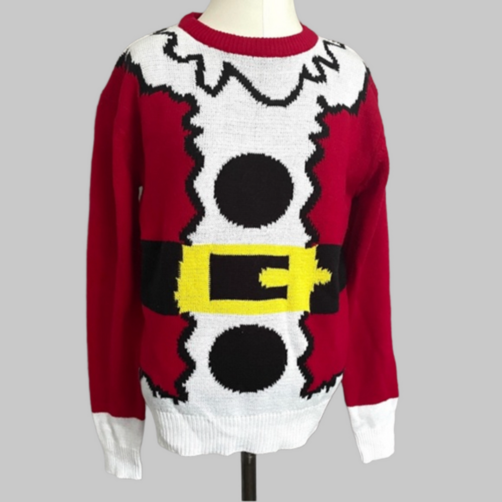 Santa Ugly Christmas Sweater - M, Unisex - Picture 8 of 9